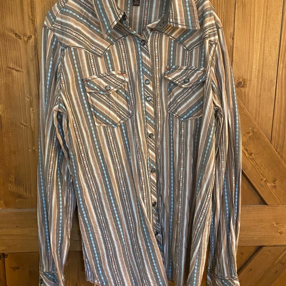 Cowgirl Up XL western button up